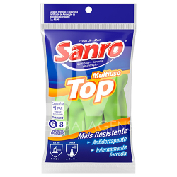 luva multiuso sanro top amarela g