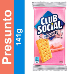 biscoito club social presunto 141g
