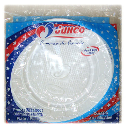 prato junco plastico 21cm branco c/10