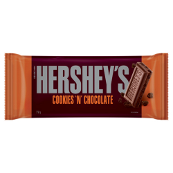 chocolate barra hershey 77g cookies choc
