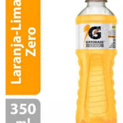 isotonico gatorade zero 350ml laranja lima