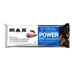barra proteina max titanium 41g napolitano