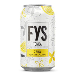 agua tonica fys lata 350ml zero toque limao