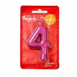 regina vela cintilante pink n.4