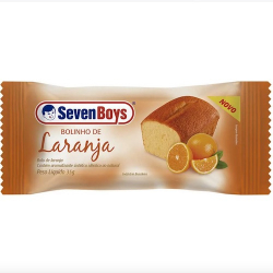 bolinho seven boys laranja 35g