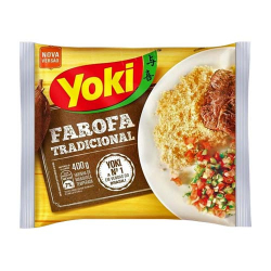 farofa de mandioca tradicional yoki pacote 400g