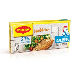 maggi equilibrium galinha caldo tablete 114g