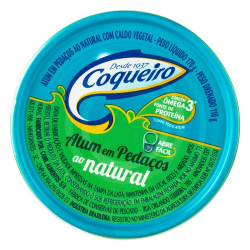 atum em pedacos em oleo coqueiro lata 110g