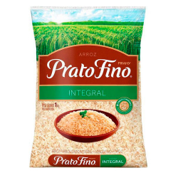 arroz integral prato fino parboilizado 1kg