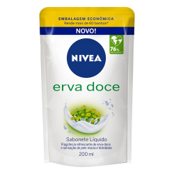 sabonete liq nivea refil erva doce
