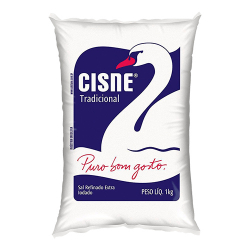 sal refinado tradicional cisne 1kg