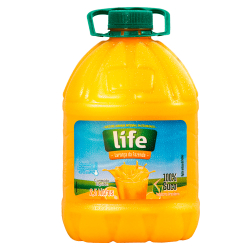 suco integral life 2,5l laranja
