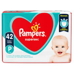 fraldas desc.pampers sup. sec. mega m c/40