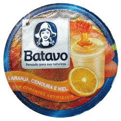 iogurte batavo natural laranja/ce po 170g