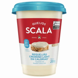 requeijao scala light copo 200g