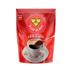 cafe 3 coracoes soluvel 40g extra forte
