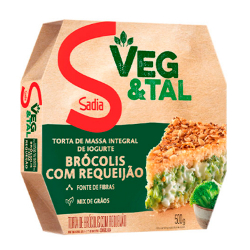 torta com massa de iogurte recheio brocolis com requeijao sadia veg & tal caixa 500g