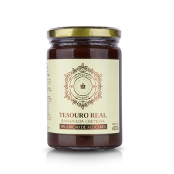 doce tesouro real 400g bananada zero acucar