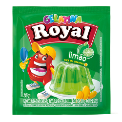 gelatina em po royal limao 25g