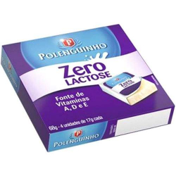 queijo polenguinho zero lactose com 4 unidades 68gr