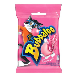 chiclete bubbaloo tutti-frutti 50g com 10 unid.