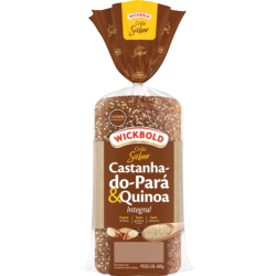 pao de forma wickbold castanha-do-para e quinoa 350g