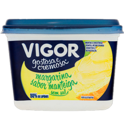 margarina vigor cremosa s/sal po 500g