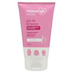 gel de limpeza monange facial 120g anti-ressecamento
