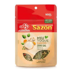 tempero sazon 16g meu toque caseiro