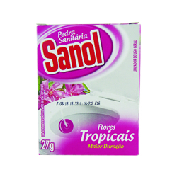 pedra sanitar sanol flores tro cx 1un