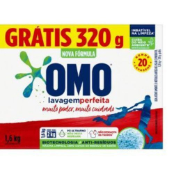 lava roupas em po omo lv1.6pg1.28kg lav. perfeita