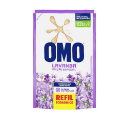 lava roupas liq.omo 900ml sache lavanda