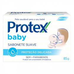 sabonete em barra protex baby protecao delicada caixa 85g