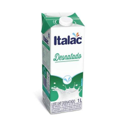 leite italac 1l desnatado