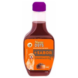 racao molho especial new dots 250ml caes churrasco