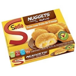nuggets frango com queijo sadia 300g
