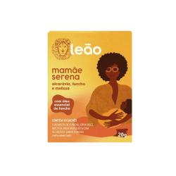 cha leao c/10 20g mamae serena alc/fun/meli