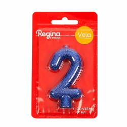 vela regina cintilante azul n