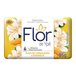 sabonete em barra flor de laranjeira e damasco flor de ype cartucho 85g
