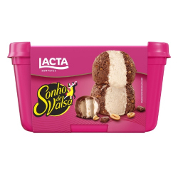 sorvete lacta 900ml sonho de valsa