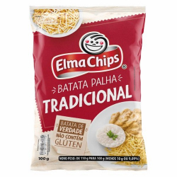 batata palha elma chips tradicional - 100g