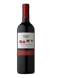 vinho tinto cono sur 750ml 1551 cabernet sauvignon
