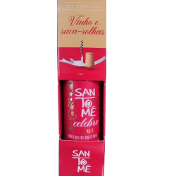 kit vinho santome 750ml tinto suave