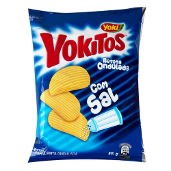 salgadinho yokitos batata ondulada natural 45g