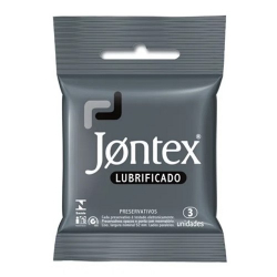 preservativo jontex lubrificado com 3 unid.