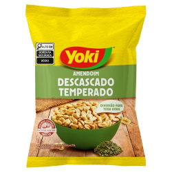 amendoim yoki 110g descascado temperado