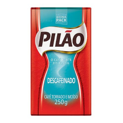 cafe pilao vacuo 250g descafeinado