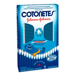 cotonetes johnson & johnson 75 unids.
