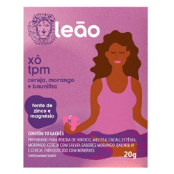 cha leao 20g c/10 xo tpm cereja, morango e baunilha