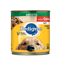 pate pedigree adulto com pedacos de carne 280g